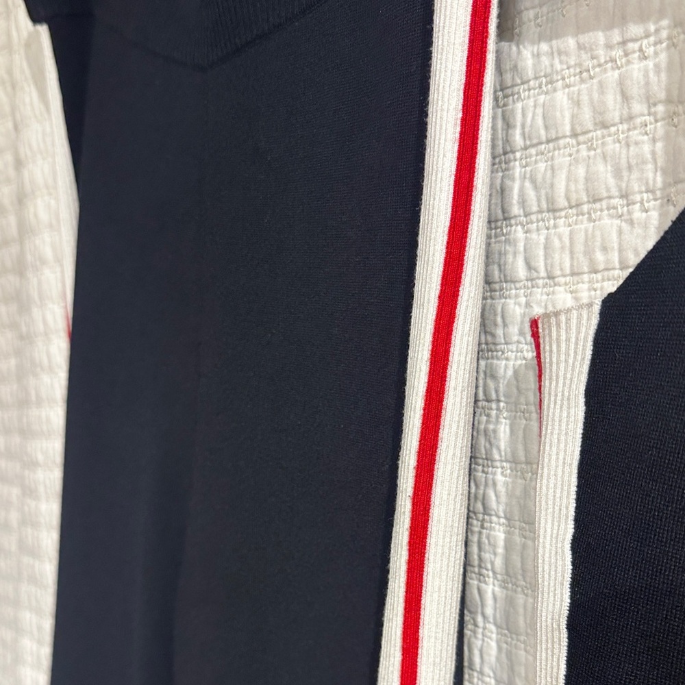 House of Harlow 1960 Black Two-Piece Set With White and Red Side Stripe Size S - Picture 4 of 7
